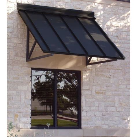 metal stakes awning brackets front door|Metal Awnings & Accessories at Lowes.com.